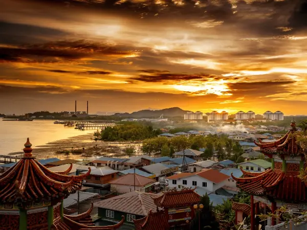 Kuching_sunset