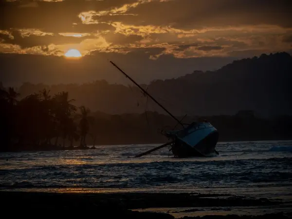 Costa Rica, Tramonto a Puerto Viejo