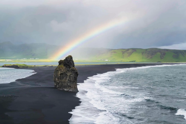 Reynisfjara-Rainbow