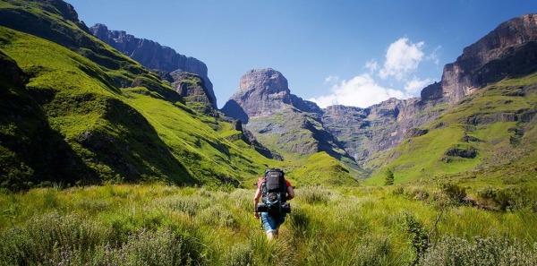 Sudafrica_Drakensberg-trekker