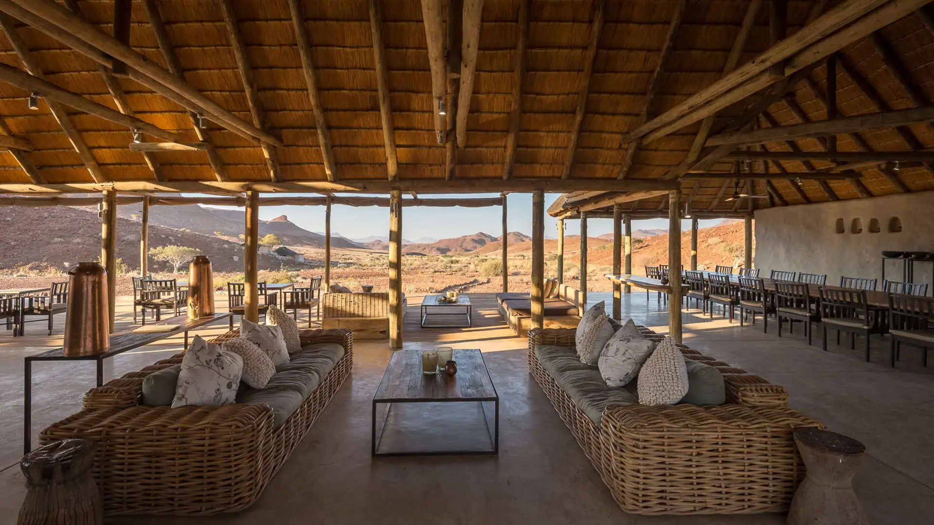 Damaraland Camp, lounge ristorante