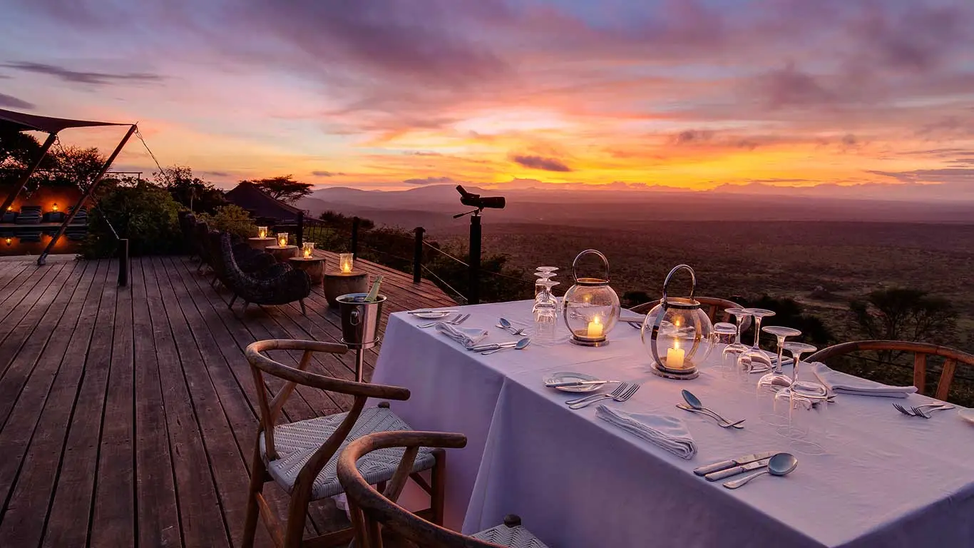 Elewana-Loisaba-Tented-Camp---romantic-dinner