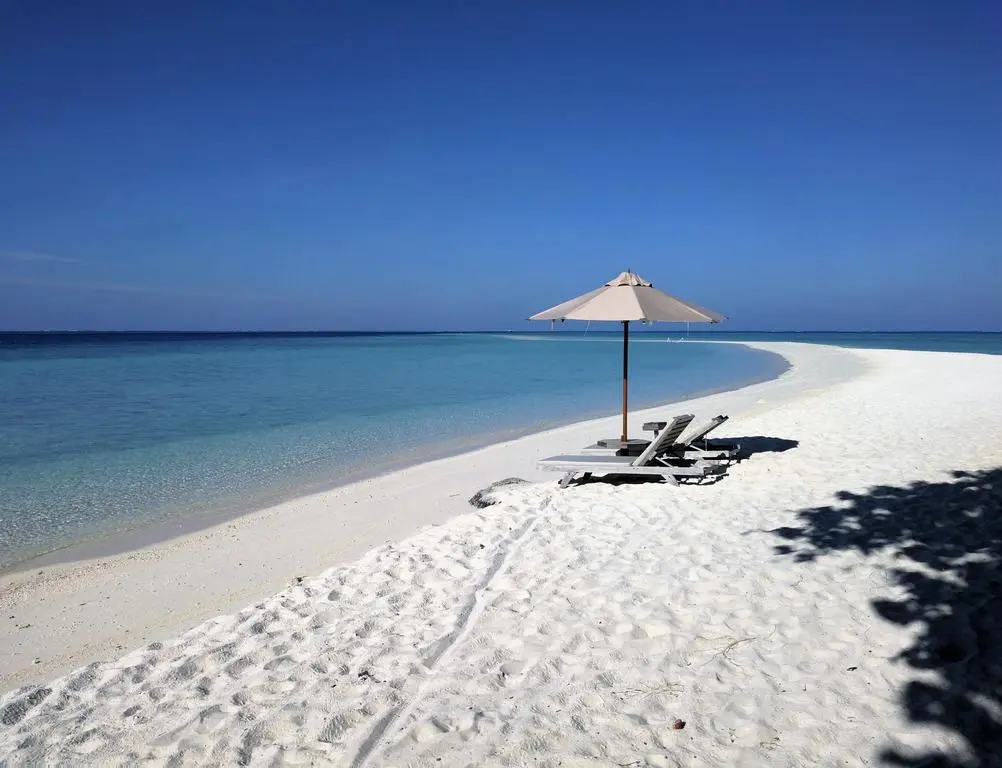 Gangehi Island Resort, spiaggia 