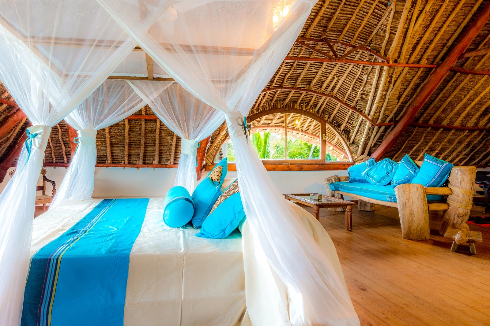 Kenya_Waterlovers_Resort_Guest_Room_Ocean_Penthouse_Upstairs_Bedroom