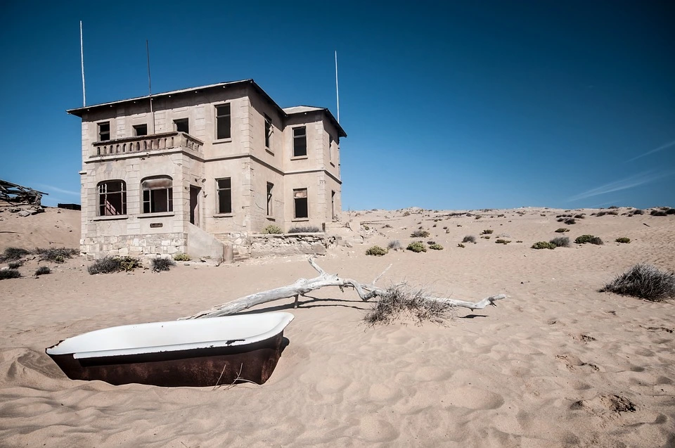 Namibia, città fantasma di Kolmanskop