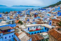 MaroccoA-view-of-the-blue-city-of-Chefchaouen