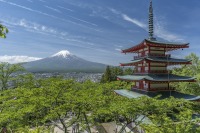 Monte Fuji e Pagoda Di