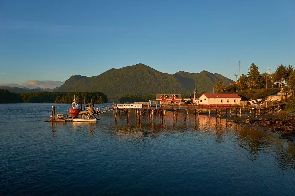 Tofino, tramonto