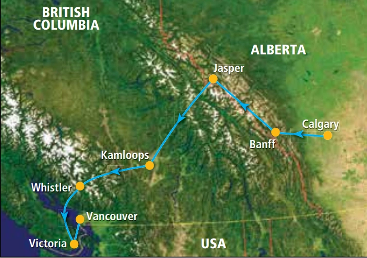 Tour-di-gruppo-west-canada-map